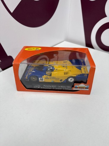 8-8-79259-1-Coche metal Slot It Porsche 962C Le Mans 1989