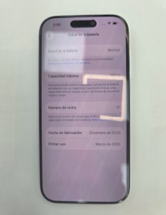1-1-273530-1-Smartphone Iphone 16 Pro 256Gb Bat.100 31 Ciclos De Carga