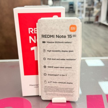7-7-87345-1-Smartphone Xiaomi Redmi Note 15 5G 8 256 GB (Sin Uso)