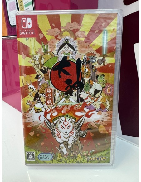 9-9-78736-1-Videojuego Nintendo Switch Okami HD (precintado) Ed. Japonesa (textox ingles)