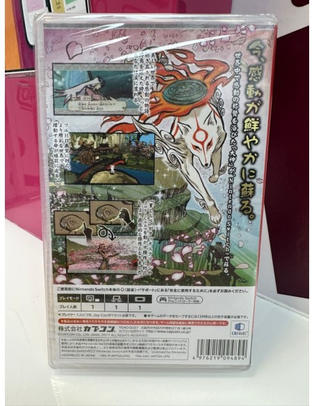 9-9-78736-2-Videojuego Nintendo Switch Okami HD (precintado) Ed. Japonesa (textox ingles)
