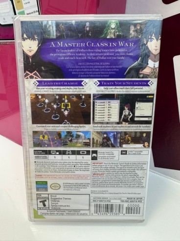 9-9-78737-2-Videojuego Nintendo Switch Fire Emblen Three Houses (precintado) Ed. MDE