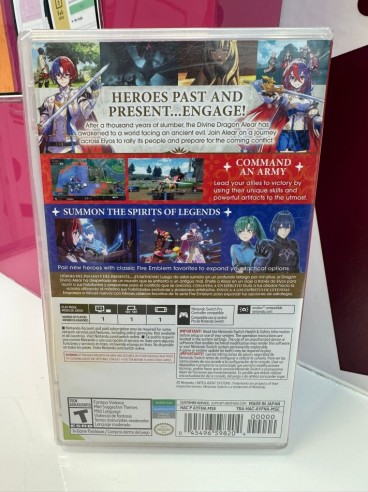 9-9-78738-2-Videojuego Nintendo Switch Fire Emblem Engage (precintado) Ed. MDE