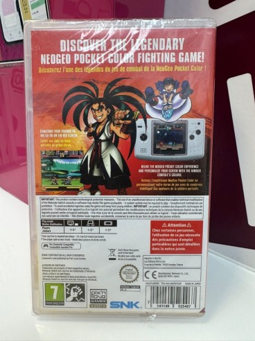 9-9-78740-2-Videojuego Nintendo Switch Samurai Shodown 2 Pocket Fighting series EN,JA (precintado) 