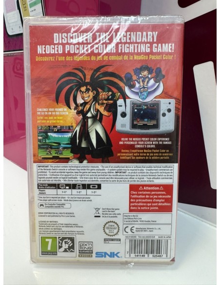 9-9-78740-2-Videojuego Nintendo Switch Samurai Shodown 2 Pocket Fighting series EN,JA (precintado) 