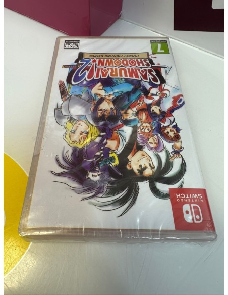 9-9-78740-3-Videojuego Nintendo Switch Samurai Shodown 2 Pocket Fighting series EN,JA (precintado) 