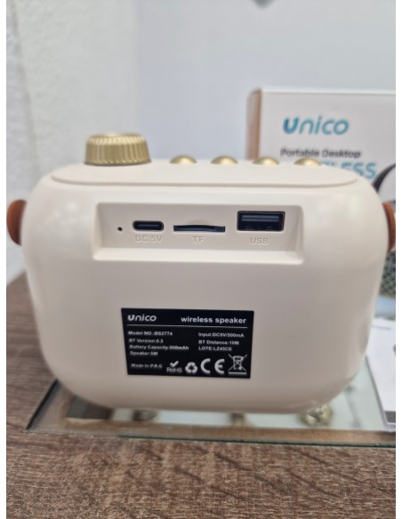 7-1-261001-3-Altavoces HiFi Unico BS2774 (Sin Uso)