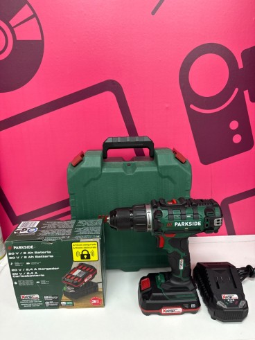 8-8-78506-1-Taladro A Bateria Atornillador PARKSIDE HG12837 Cargador De Batería