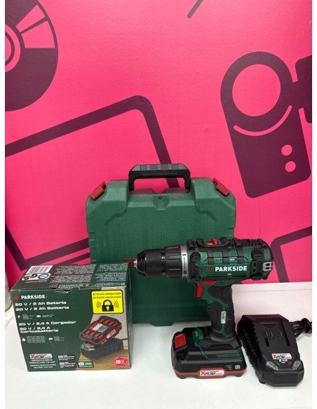 8-8-78506-1-Taladro A Bateria Atornillador PARKSIDE HG12837 Cargador De Batería