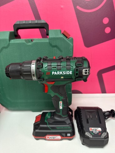 8-8-78506-2-Taladro A Bateria Atornillador PARKSIDE HG12837 Cargador De Batería
