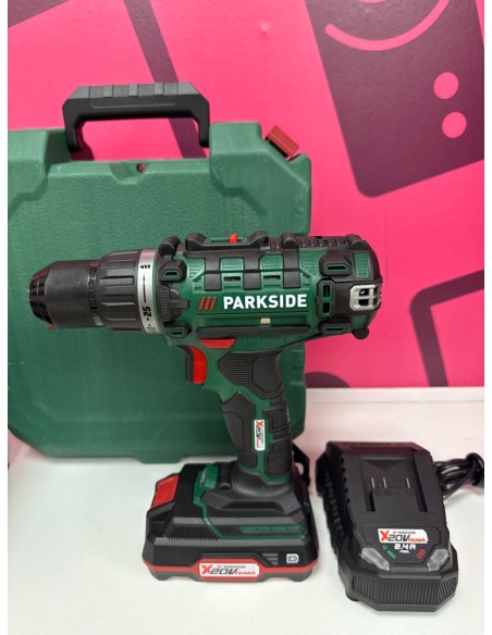 8-8-78506-2-Taladro A Bateria Atornillador PARKSIDE HG12837 Cargador De Batería