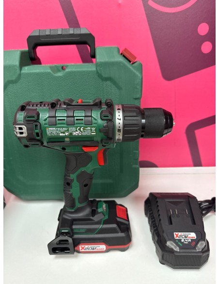 8-8-78506-3-Taladro A Bateria Atornillador PARKSIDE HG12837 Cargador De Batería