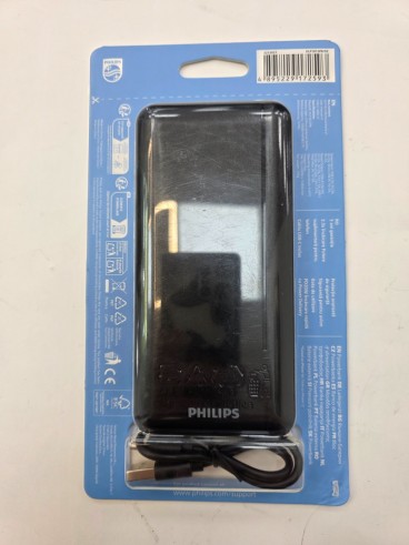 1-1-275795-1-Bateria Portatil Philips 10000mAh (Nuevo)