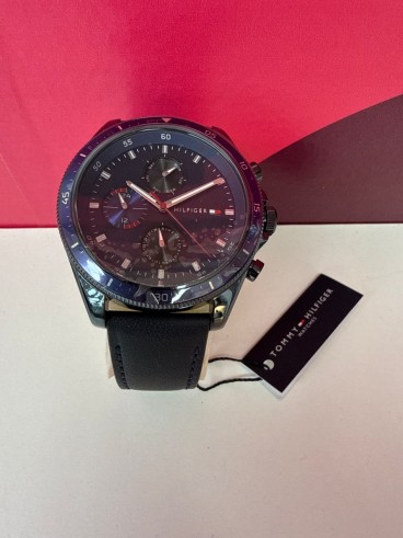 8-8-79646-3-Reloj Pulsera Caballero Tommy Hilfiger Parker Chronograph (nuevo)