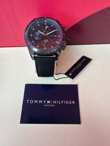 8-8-79646-4-Reloj Pulsera Caballero Tommy Hilfiger Parker Chronograph (nuevo)