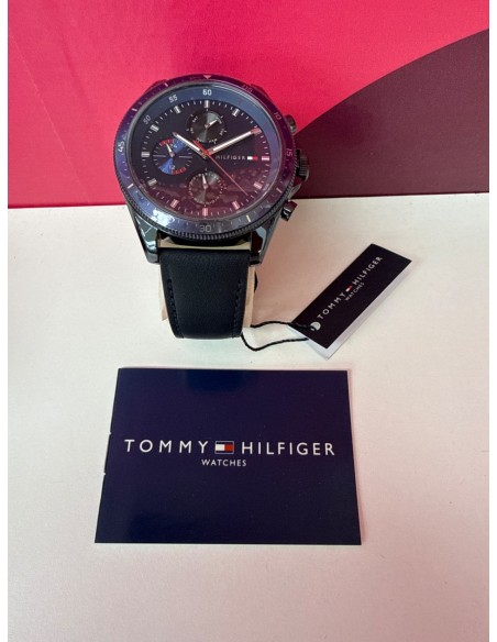 8-8-79646-4-Reloj Pulsera Caballero Tommy Hilfiger Parker Chronograph (nuevo)