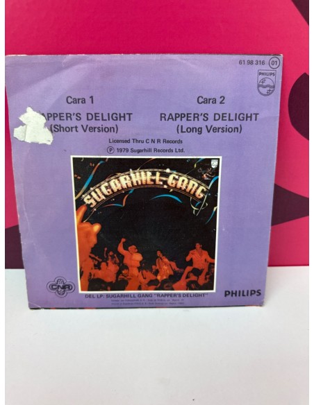 8-8-79666-2-Vinilo Singles Sugarhill Gang Rappers Delight 