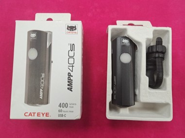 6-6-170676-1-Iluminacion Bicicleta Cateye AMP 400S Sin Uso