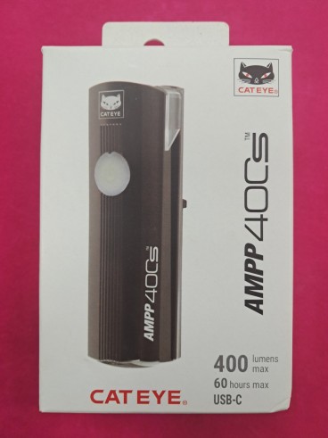 6-6-170677-1-Iluminacion Bicicleta Cateye AMP 400S Sin Uso