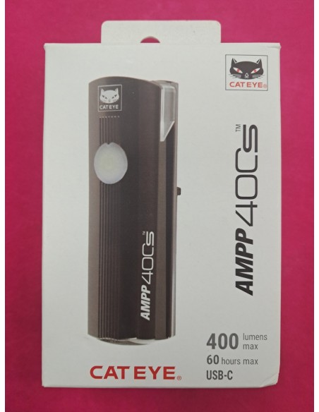 6-6-170677-1-Iluminacion Bicicleta Cateye AMP 400S Sin Uso