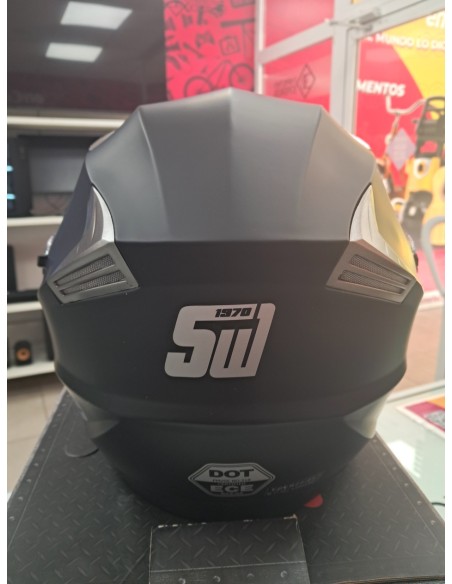 6-6-170672-4-Casco Jet Speedway 1970 Sin Uso Talla M