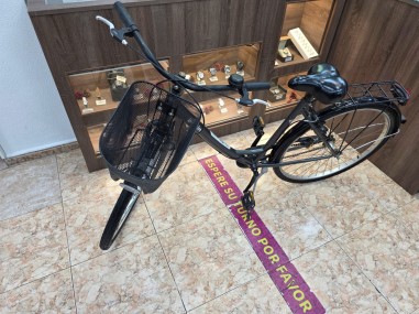 1-1-276292-1-Bicicleta Paseo Btwin Elops City Bike Negro