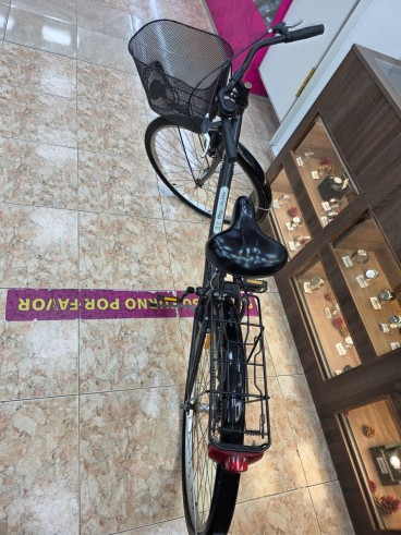 1-1-276292-2-Bicicleta Paseo Btwin Elops City Bike Negro