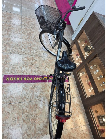 1-1-276292-2-Bicicleta Paseo Btwin Elops City Bike Negro
