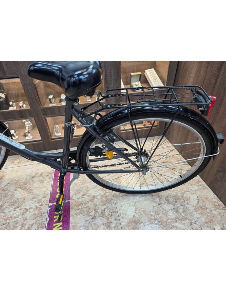 1-1-276292-3-Bicicleta Paseo Btwin Elops City Bike Negro