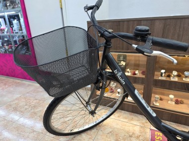 1-1-276292-4-Bicicleta Paseo Btwin Elops City Bike Negro