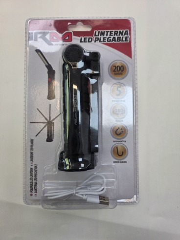 1-1-276326-1-Linterna Led Plegable 200 Lumens RM Energy (Nuevo)