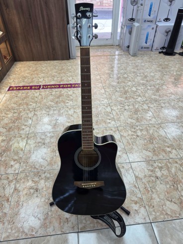1-1-273236-1-Guitarra Acustica Amplificada Ibañez PF15ECE BK