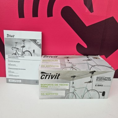 8-8-79860-1-Soporte Bicicleta De Techo CRIVIT (sin Uso)