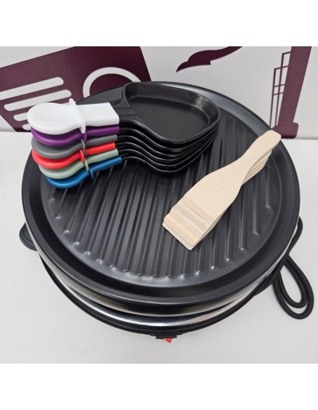 8-8-80100-2-Cocina Set De Raclette Y Parrilla Livoo (sin Uso)
