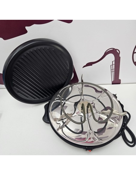 8-8-80100-4-Cocina Set De Raclette Y Parrilla Livoo (sin Uso)