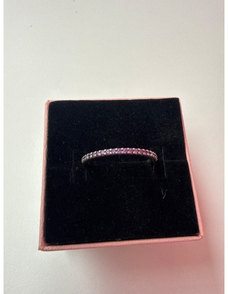 8-8-80119-2-Anillo De Mujer Pandora Sterling Fancy Purple
