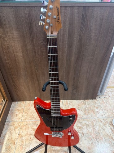 1-1-276959-1-Guitarra Electrica Hartwood Roja