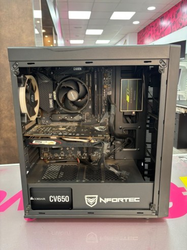 7-7-89828-4-Ordenador Sobremesa PC Amd Ryzen 5 1600x Six-core,16g Ram,gtx 1650 4g 480G SSD