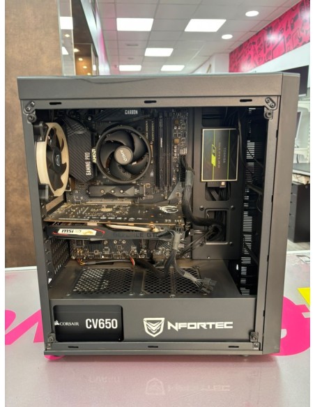 7-7-89828-4-Ordenador Sobremesa PC Amd Ryzen 5 1600x Six-core,16g Ram,gtx 1650 4g 480G SSD