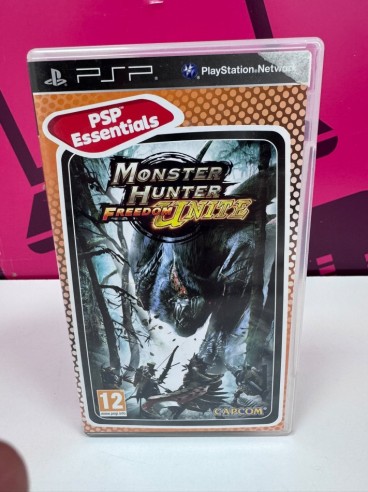 7-7-89918-2-Videojuego PSP Monster Hunter Freedom Unite