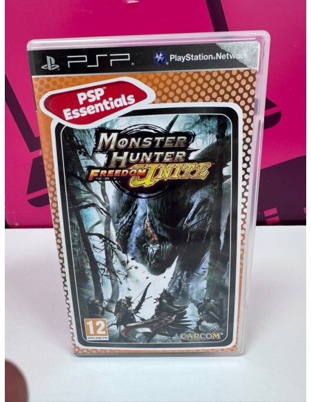 7-7-89918-2-Videojuego PSP Monster Hunter Freedom Unite