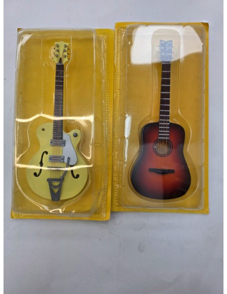 1-1-277133-4-Instrumentos Musicales En Miniatura Pack 8 Guitarras Mini Soporte