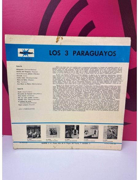 8-8-80278-2-Vinilo Los 3 Paraguayos