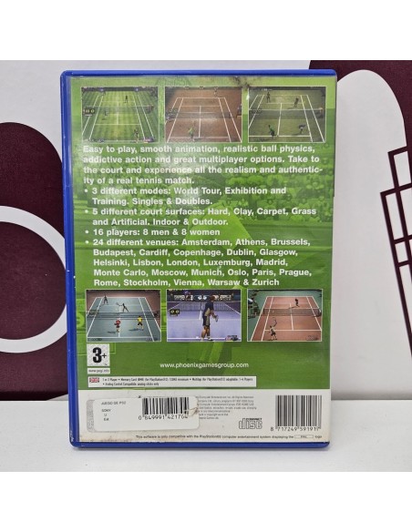 8-8-80231-2-Videojuego PS2 European Tennis Pro