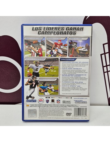8-8-80247-3-Videojuego PS2 Madden NFL 2004