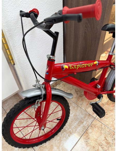 1-1-277436-3-Bicicleta Nino Roja Y Negra