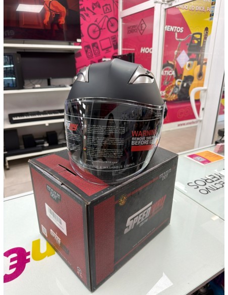 6-6-171458-1-Casco Jet Casco Jet Speedway 1970 Sin Uso Talla M