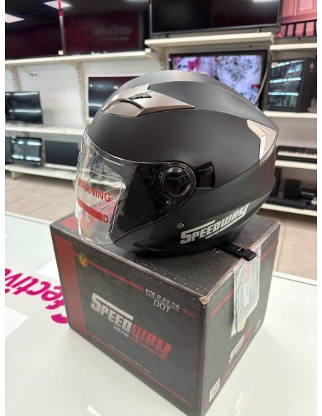 6-6-171458-2-Casco Jet Casco Jet Speedway 1970 Sin Uso Talla M