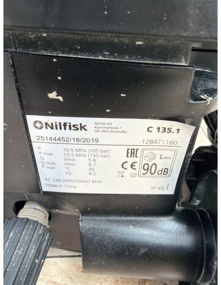 1-1-277823-5-Limpiadora Alta Presion Nilfisk C 135.7-6 Garden X-tra 