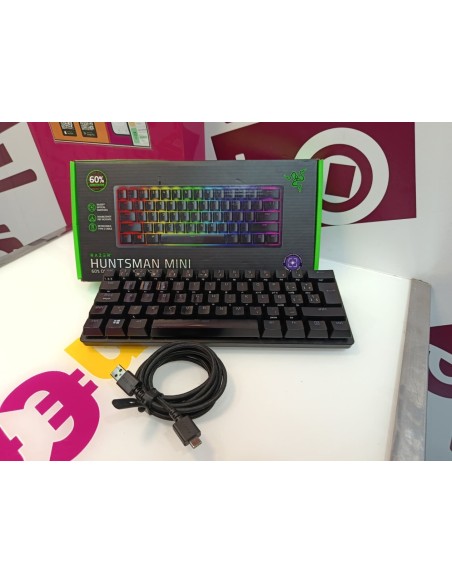 9-9-79704-1-Teclado Alfanumérico Gaming Razer Huntsman Mini (60) RZ03-0339